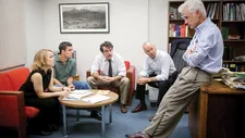 Rachel McAdams, Mark Ruffalo, Brian d'Arcy James, Michael Keaton and John Slattery dressed for Spotlight